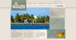 Desktop Screenshot of leisureboutiquehotel.com