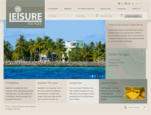 Tablet Screenshot of leisureboutiquehotel.com
